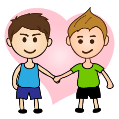 [LINEスタンプ] Tony and Ken - Boys love