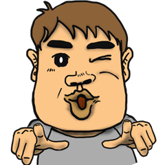 [LINEスタンプ] Ugly people funny and weird life 2ndの画像（メイン）