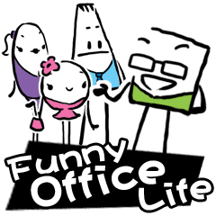 [LINEスタンプ] Funny Office Lifeの画像（メイン）