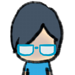 [LINEスタンプ] Behind The Glasses