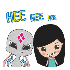 [LINEスタンプ] Cathy and Galu