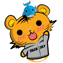 [LINEスタンプ] Tiger ＆ Boo