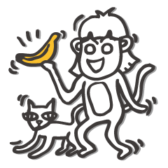 [LINEスタンプ] Monkey Ellen Vol.1