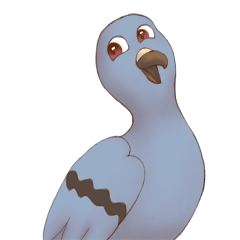 [LINEスタンプ] The pigeon