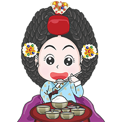 [LINEスタンプ] Lady in The Palace of Joseon