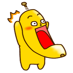 [LINEスタンプ] しゃくれバナナの画像（メイン）