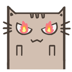 [LINEスタンプ] Lotte cat, the continuous long