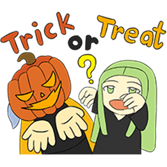 [LINEスタンプ] Halloween Day (Primary Daily 04)