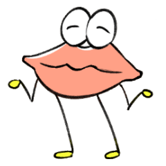 [LINEスタンプ] クチビルくんスタンプ