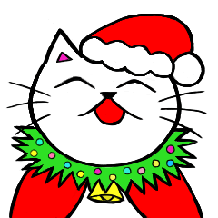 [LINEスタンプ] 猫のハロウィン＆クリスマススタンプの画像（メイン）