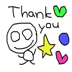 [LINEスタンプ] cute hand writing sticker