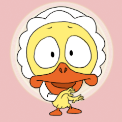 [LINEスタンプ] Little Duck . Ching