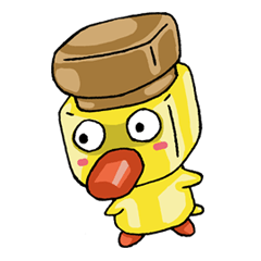 [LINEスタンプ] Carpenter Duck Part1の画像（メイン）