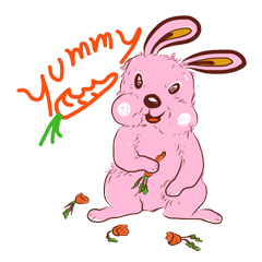 [LINEスタンプ] Pink Bun