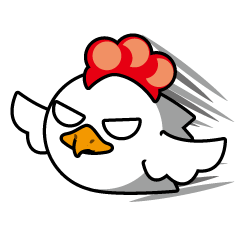 [LINEスタンプ] Go~Go~Chicken！