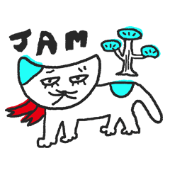 [LINEスタンプ] 猫のJAM