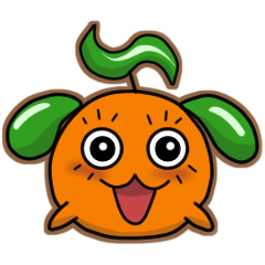 [LINEスタンプ] QQ fruit (brother) learn English