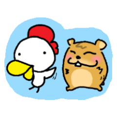 [LINEスタンプ] ニワトコとたむたむ