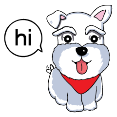 [LINEスタンプ] Nani Dog's life diary