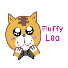 [LINEスタンプ] Fluffy Leo (TH)