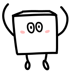 [LINEスタンプ] キューブくん1