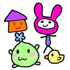 [LINEスタンプ] ラッピーとお友達