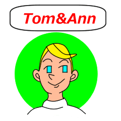 [LINEスタンプ] トムとアン