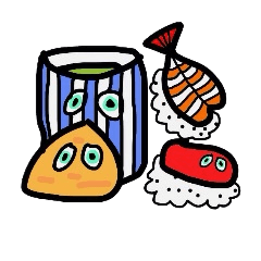 [LINEスタンプ] スッシーズ 寿司！