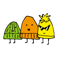 knitcap ＆ his friends.