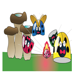 [LINEスタンプ] Ladybird Rangers