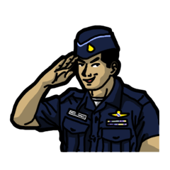 [LINEスタンプ] Thai Air Force By Phukanghod