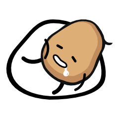 [LINEスタンプ] Idling Potato (2ed)