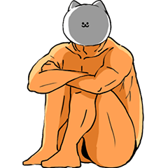 [LINEスタンプ] ねこのボディービル