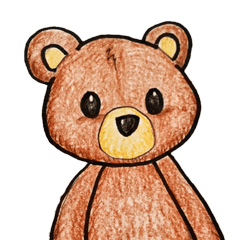 [LINEスタンプ] くまさんと