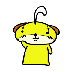 [LINEスタンプ] ストラプ犬