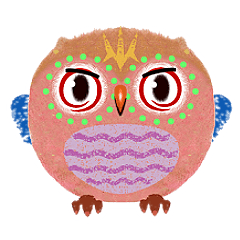 [LINEスタンプ] Sweet Fat Owlの画像（メイン）