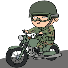 [LINEスタンプ] Army