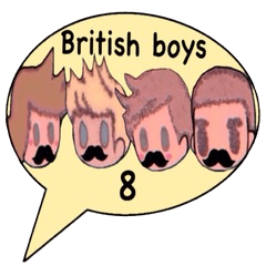 [LINEスタンプ] British boys8