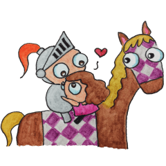 [LINEスタンプ] Good Knight Love