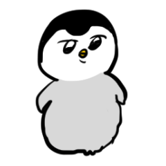 [LINEスタンプ] クールなペンギンの画像（メイン）