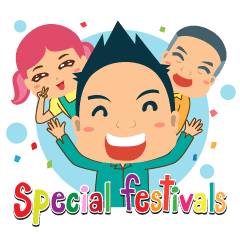 [LINEスタンプ] Mr.Tina (Special Festivals)