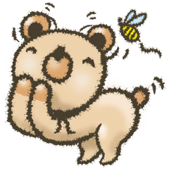 [LINEスタンプ] Lovely and Playful Bear