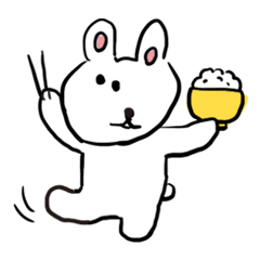 [LINEスタンプ] うさげ2