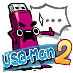 [LINEスタンプ] USB-Man 2の画像（メイン）