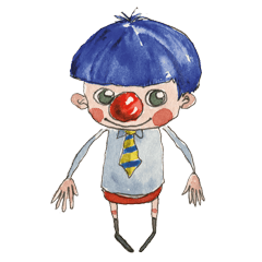 [LINEスタンプ] Do you like clowns ？