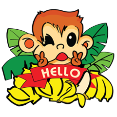 [LINEスタンプ] Ta-Mon monkey