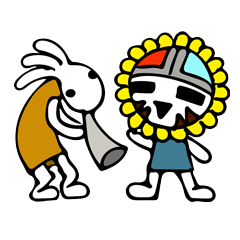 [LINEスタンプ] サンフェイスと楽しい仲間達