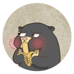 [LINEスタンプ] BeeBee the Sun Bear