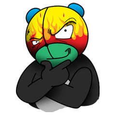 [LINEスタンプ] KAMEN KUMA