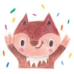 [LINEスタンプ] I AM FOX ( ENG )
